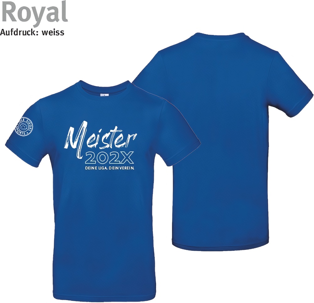 247CollectionT-ShirtMeistershirtBrushTU03TRoyalBlue-XS