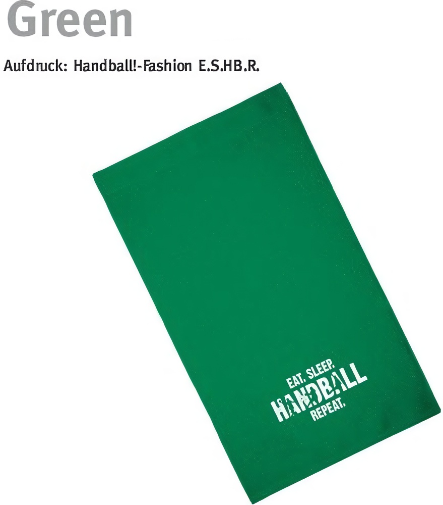HandballFashionHandtuchEatSleepHandballRepeatT1-7070x140cmGreen