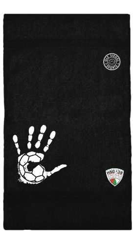 HSG09GronauBarfeldeUniversalBasicBadetuch016017SchwarzWei-70x140cm