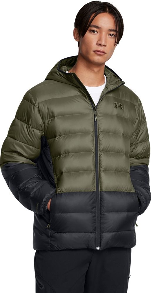 UnderArmourSoftshelljackeLegendDownHoodedJacketMarineODGreen390-3XL