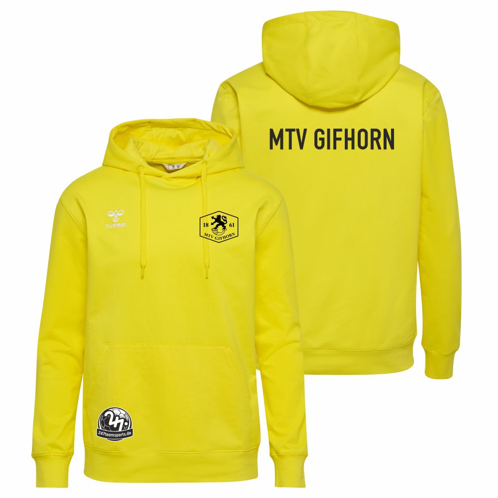MTVGifhornHummelhmlGO20CottonHoodieUnisex224833BlazingYellow-M