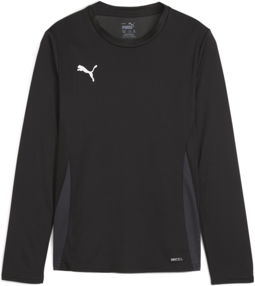PumaKinderTeamGoalLongsleeveJerseyJr705751PumaBlack-PumaWhite-FlatDarkGray-176