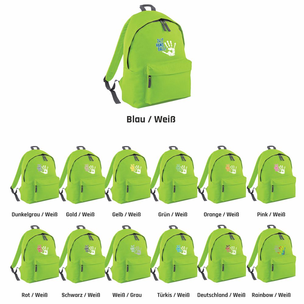 HandballCollectionRucksackBG12531x4221cmLimeGreen-GraphiteGrey