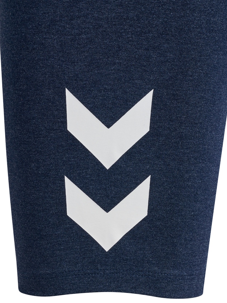 HummelDamenShortsPulseLogoMwShortTights229972DressBlueMelange-L