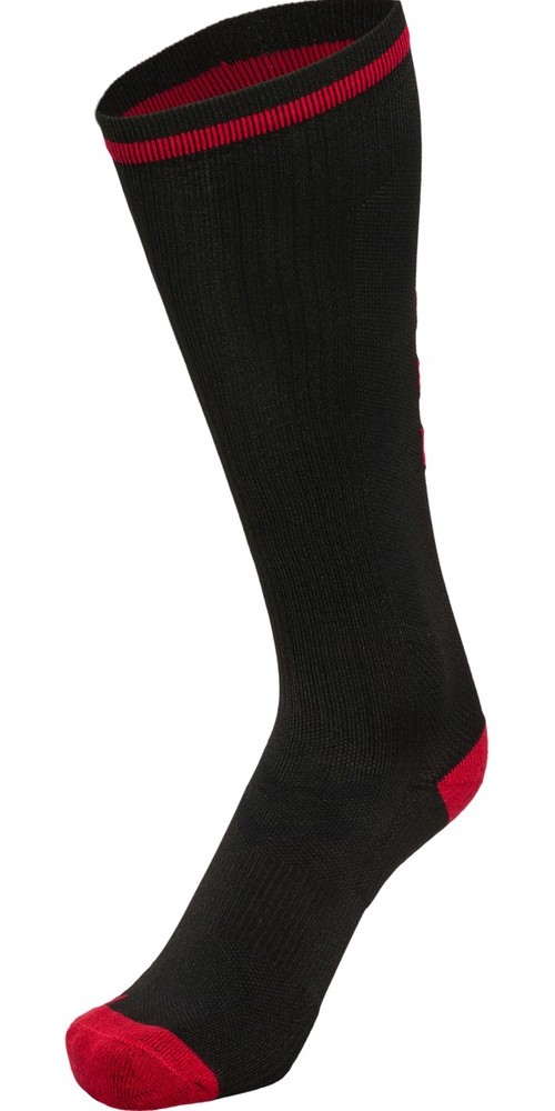 HummelSockenEliteIndoorSockHighBlackRed-27-30