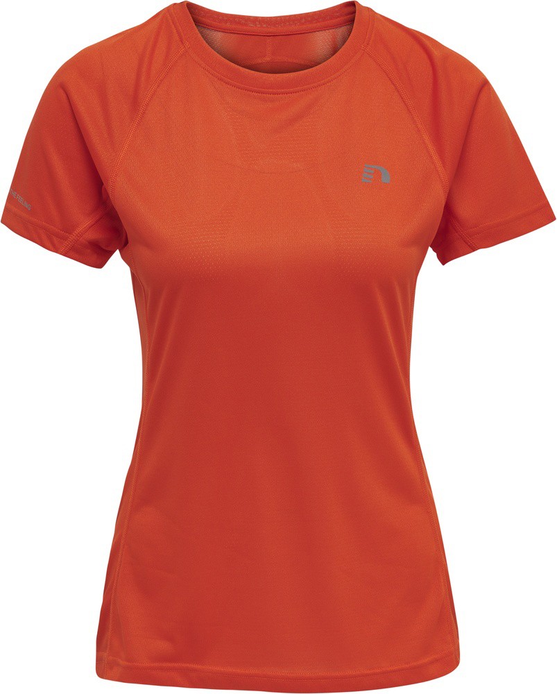 NewlineDamenT-ShirtTopWomenRunningT-ShirtSSSpicyOrange-S