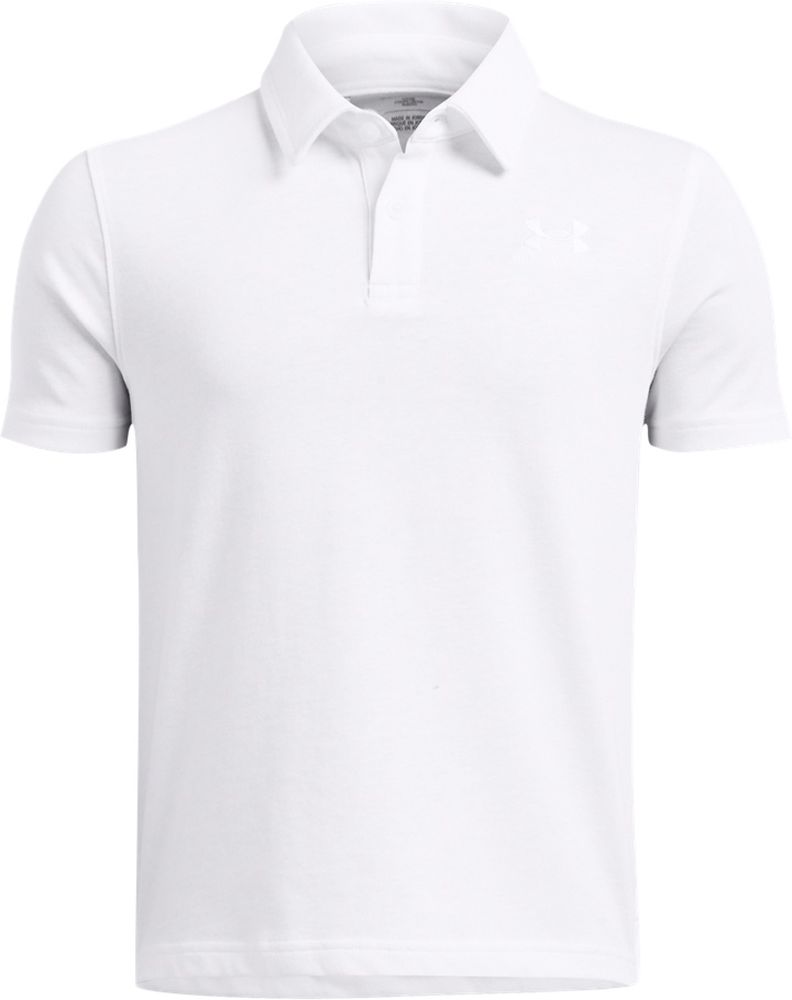 UnderArmourKinderPoloShirtUaBIconPoloWhite100-LUSYLG