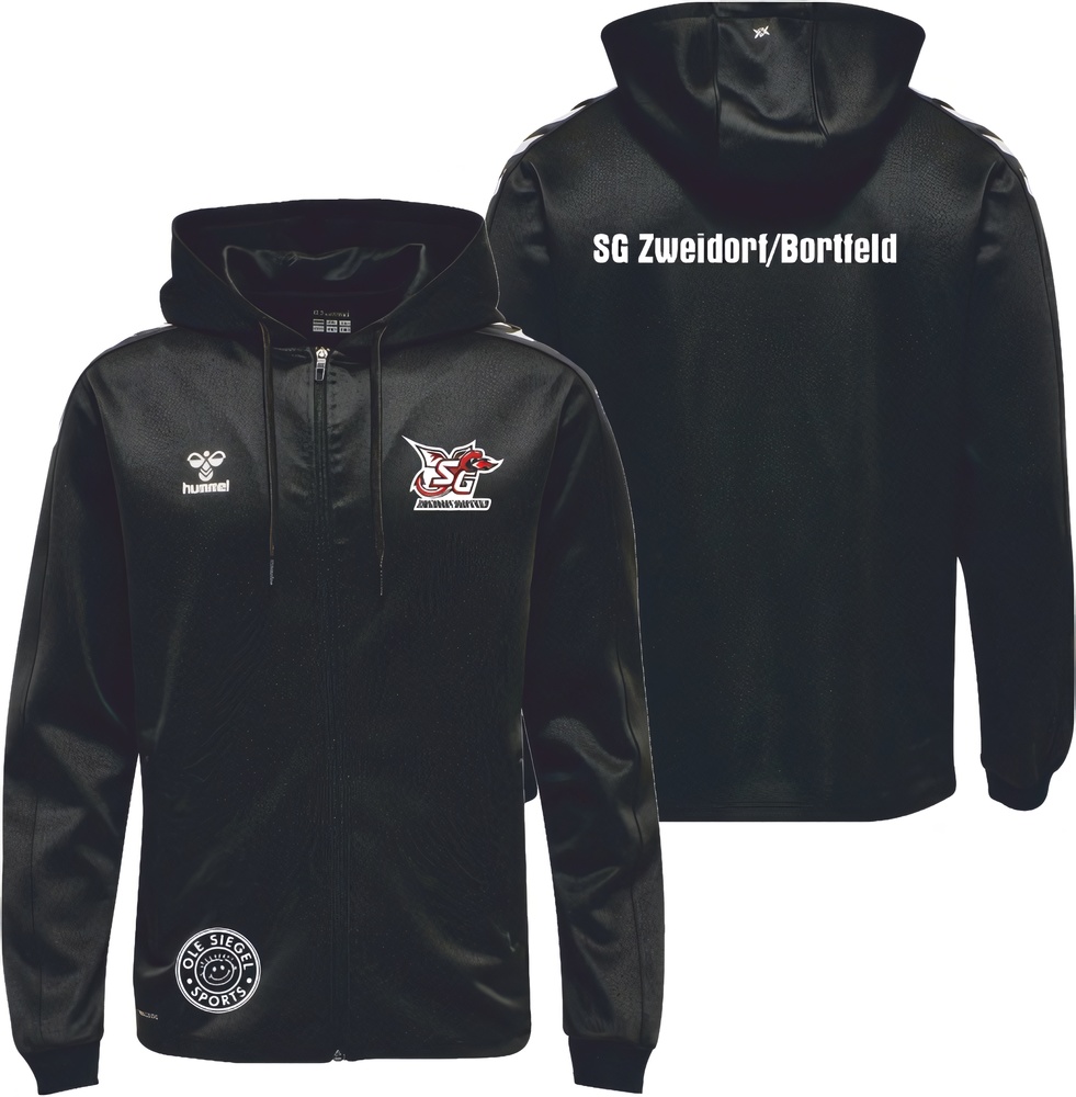 SGZweidorfBortfeldKinderHummelhmlCore20PolyZipHoodieSweatKids230854