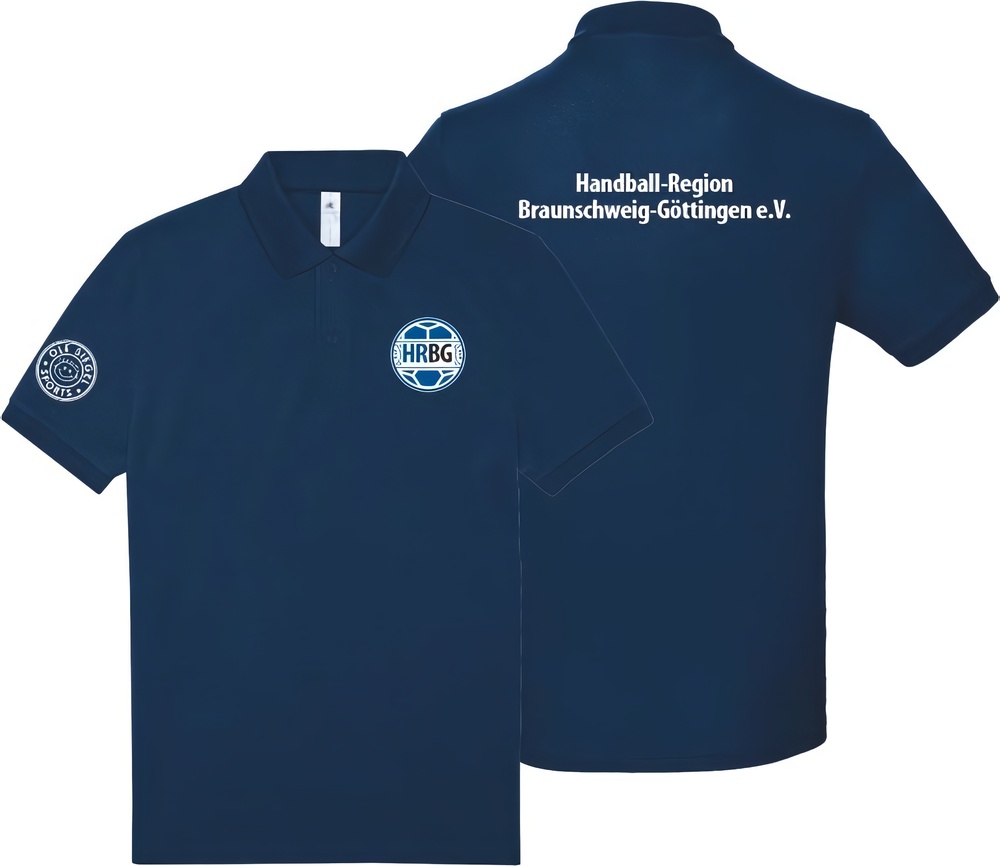 HRBGBasicPoloshirtUnisex52742Navy-XXL