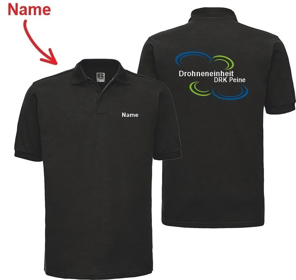 DeutschesRotesKreuzPeineDRKDrohneneinheitPeinePoloshirtUnisex59900-DP