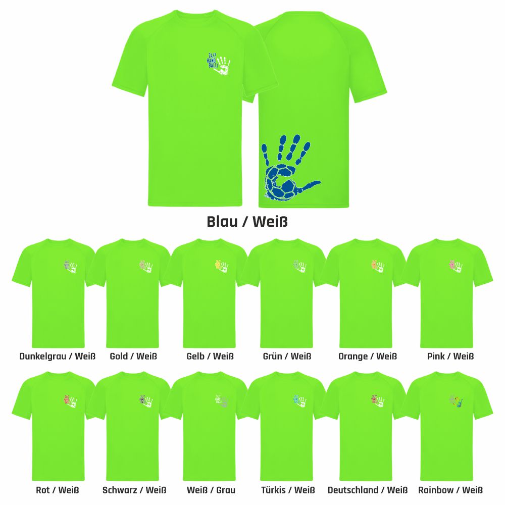 HandballCollectionFunktionsshirtS287XFluorescentGreen-XXS