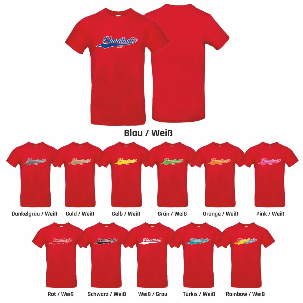 HandballFashionT-ShirtSince1917TU03TRed-M