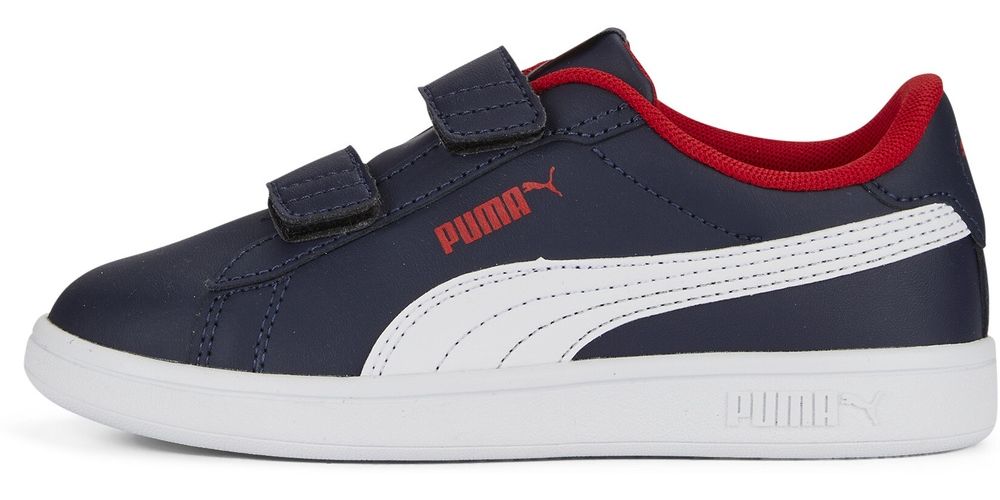 PumaKinderSchuheLowSmash30LVPS392033PumaNavy-PumaWhite-ForAllTimeRed-325