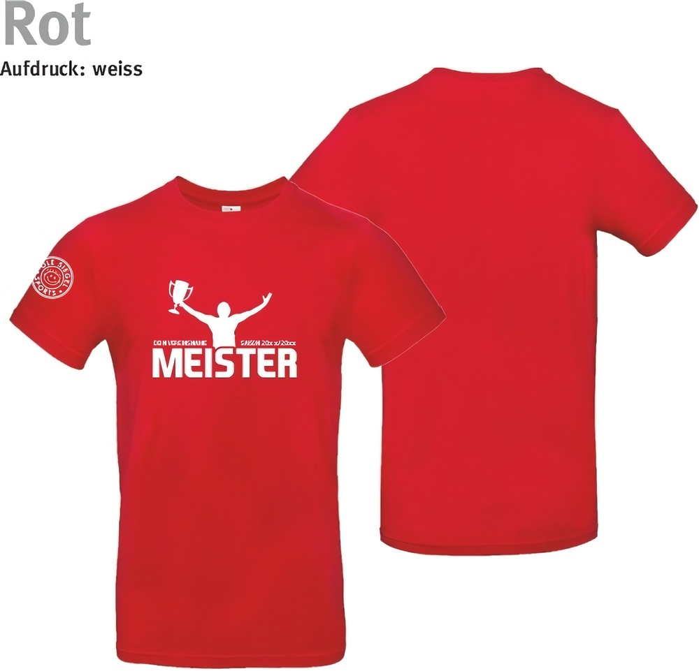 247CollectionT-ShirtMeistershirtGewinnerTU03TRed-XS