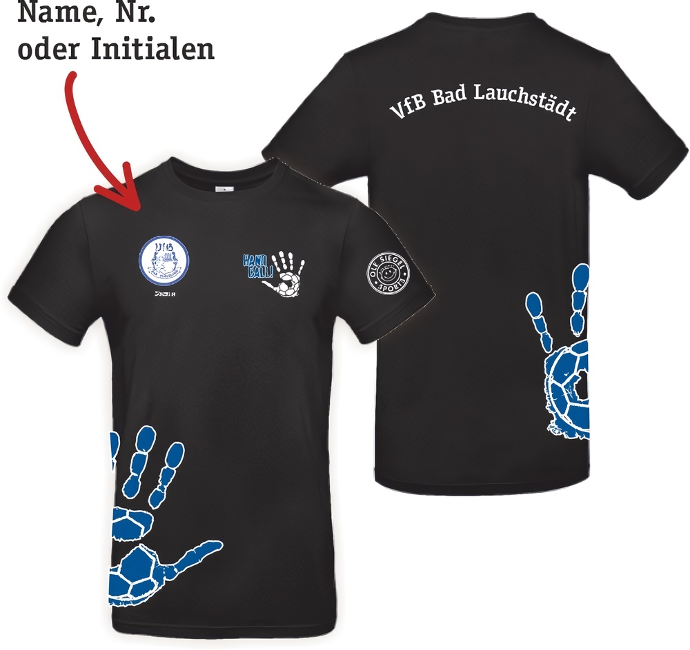 VfBBadLauchstdtBasicUnisexT-Shirt01942Black-XXL