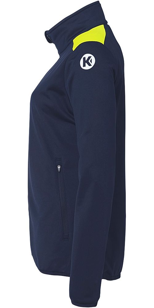 KempaDamenTrainingsjackeEmotion27PolyJackeDamen2005126MarineFluoGelb-XS