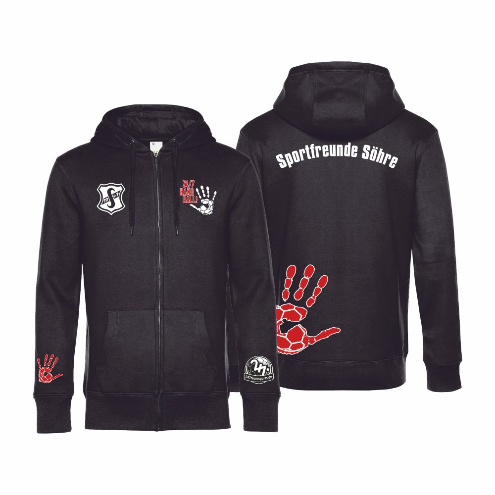 SportfreundeShreKinderBasicHoodie-JackeKidsJH050JJetBlack-134146-ca9-11Jahre