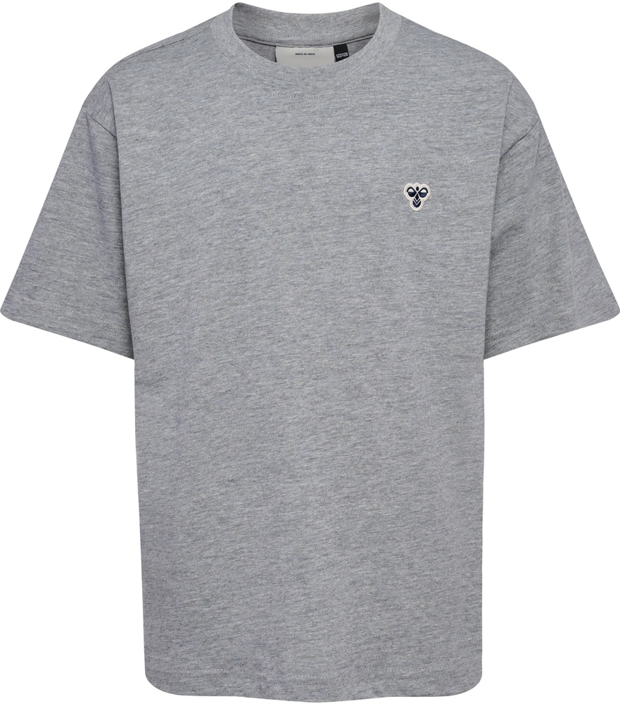 HummelKinderLooseT-ShirtSSBee229773GreyMelange-110116-ca5-6Jahre