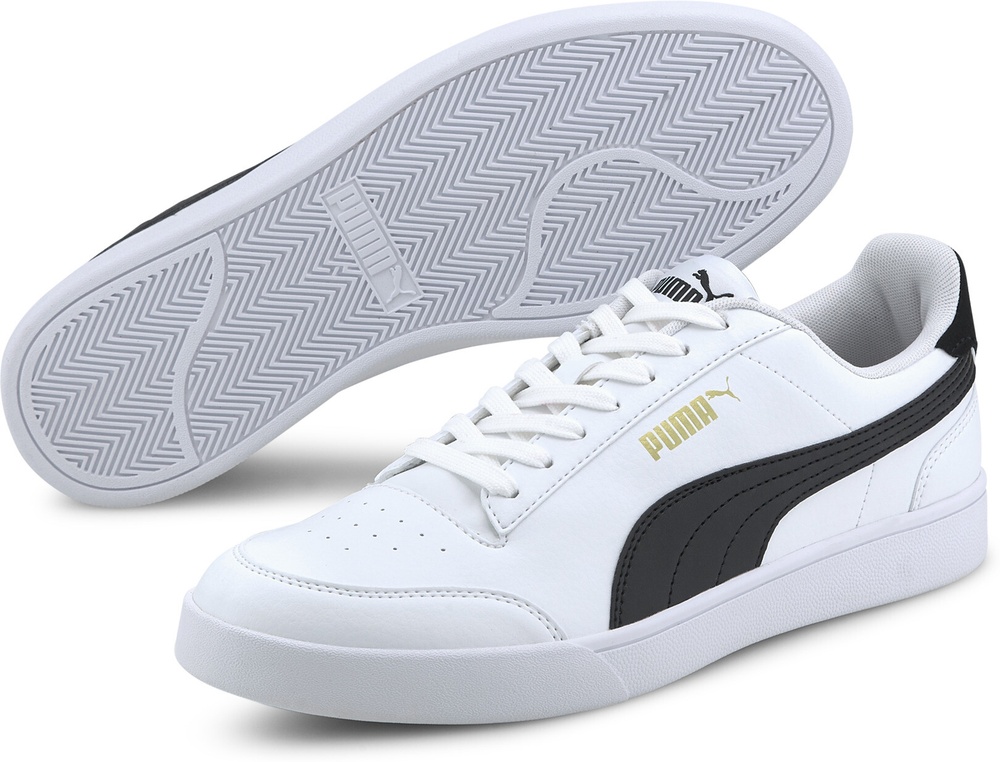 PumaSchuheLowShuffle309668PumaWhite-PumaBlack-PumaTeamGold-485