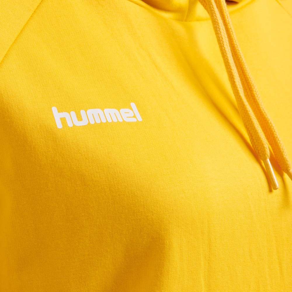 HummelDamenHoodieHmlgoCottonHoodieWomanSportsYellow-XXL