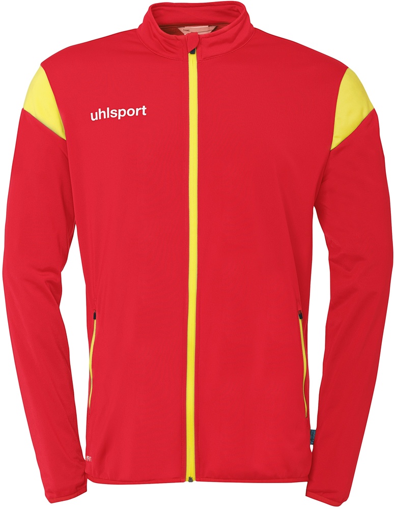 UhlsportKinderTrainingsjackeSquad27ClassicJacke1002256RotLimonengelb-116