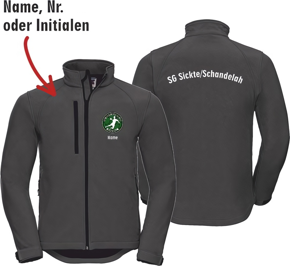 SGSickteSchandelahBasicSoftshelljackeUnisex43800Titanium-XXL