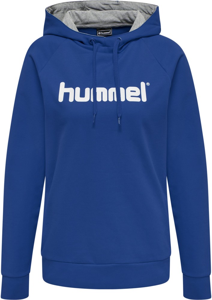 HummelDamenHoodieHmlgoCottonLogoHoodieWomanTrueBlue-XXL