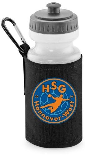 HSGHannover-WestUniversalBasicTrinkflaschemitHalterQD440Black