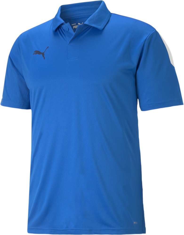 PumaPoloShirtTeamLIGASidelinePolo657257ElectricBlueLemonade-PumaWhite-3XL