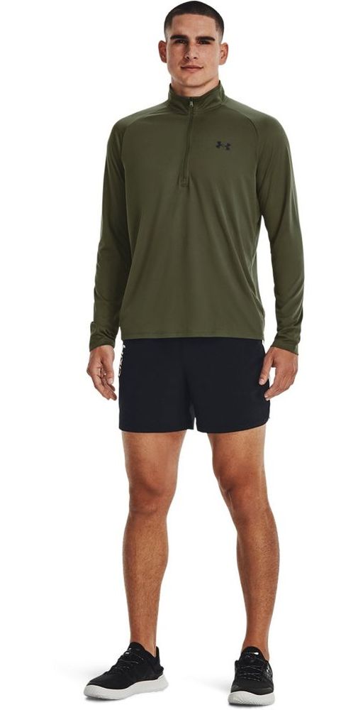 UnderArmourUATech20Langarm-OberteilmitZipMarineODGreen-XS