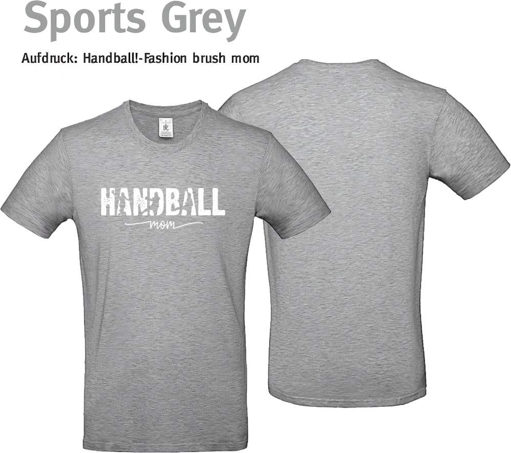 HandballFashionT-ShirtBrushMomTU03TSportGreyHeather-XS