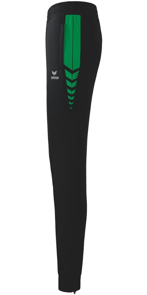 ErimaDamenJogginghoseSixWingsWorkerHose22-0004SchwarzSmaragd-34XXS