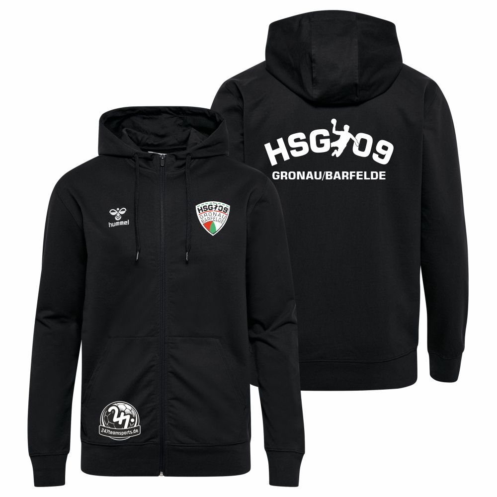 HSG09GronauBarfeldeHummelhmlGO20CottonZipHoodie224837