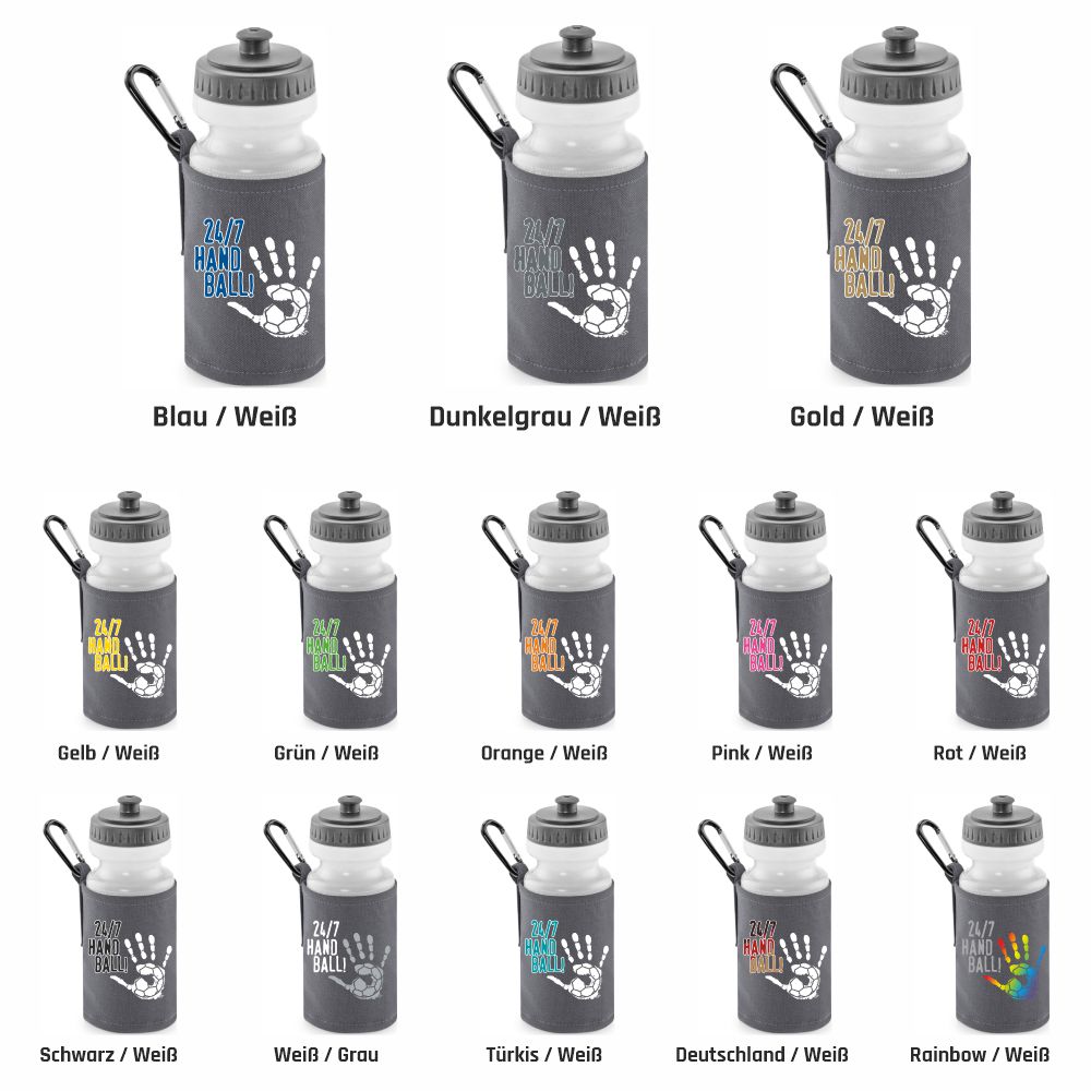 HandballCollectionTrinkflascheQD44075x7520cmGraphiteGrey