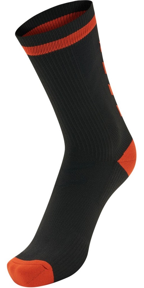 HummelSockenEliteIndoorSockLowBlackRed-27-30