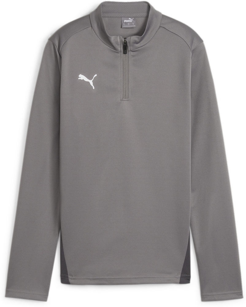 PumaDamenShirtTeamGoalTraining14ZipTopWmn658631CastIron-PumaWhite-ShadowGray-XXL