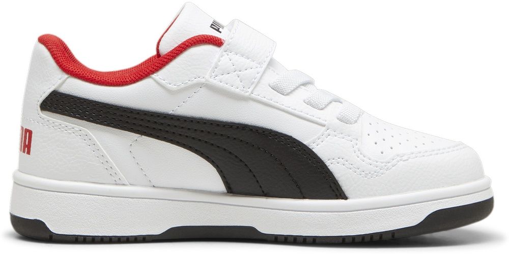 PumaKinderSchuheLowReb-LACPS398995PumaWhite-PumaBlack-ForAllTimeRed-345