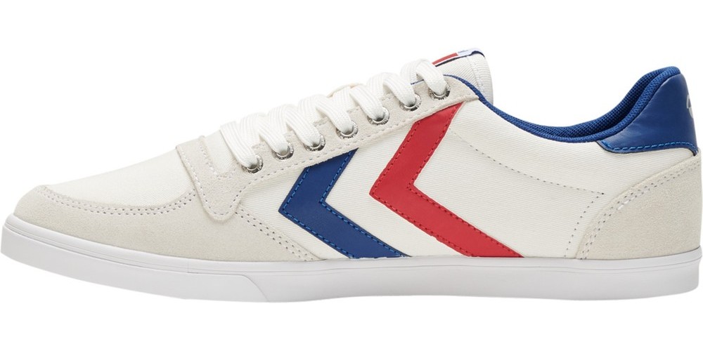 HummelSneakerflachHummelSlimmerStadilLowWhiteBlueRedGum-36
