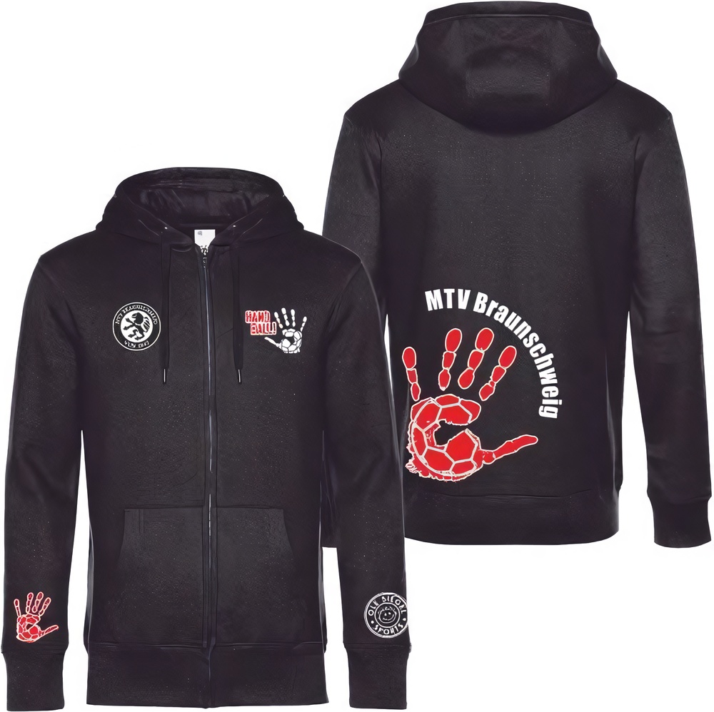 MTVBraunschweigBasicHoodie-JackeUnisex24642Schwarz-XXL