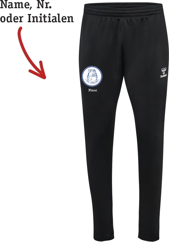 VfBBadLauchstdtKinderHummelhmlESSENTIALPolyTrainingPantsKidsmitVereinslogo224550L