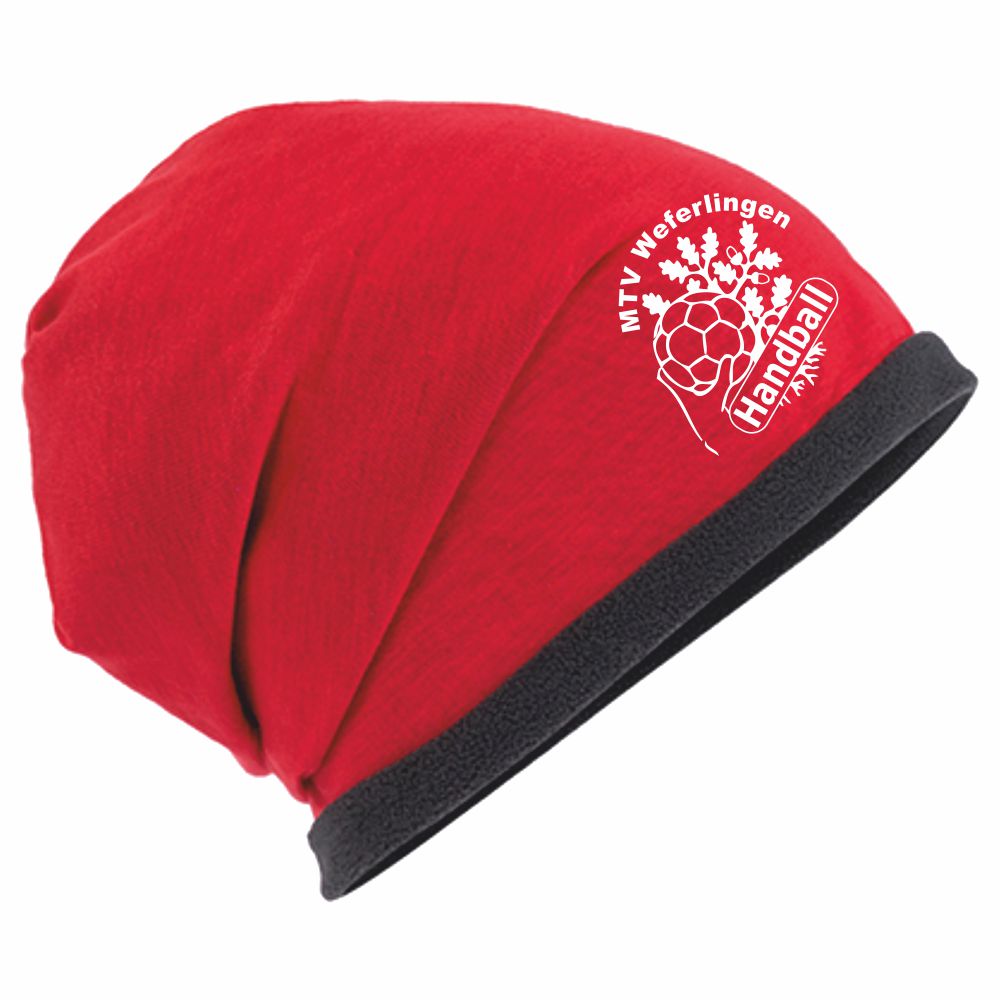 MTVWeferlingenUniversalBasicBeanieMB7131RedCarbon