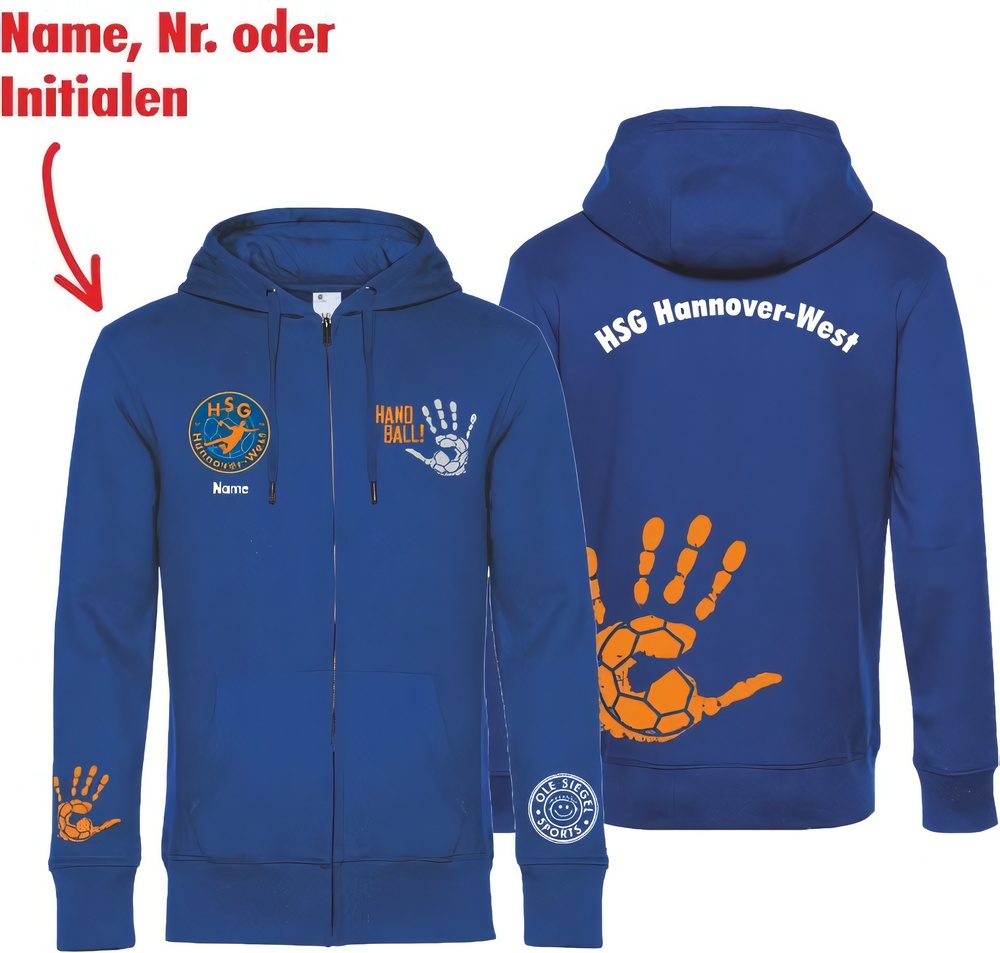 HSGHannover-WestBasicHoodie-JackeUnisex24642RoyalOrange-XXL