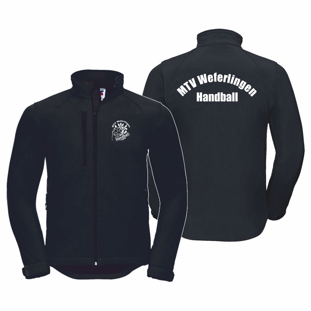 MTVWeferlingenBasicSoftshelljackeUnisex43800Schwarz-XL