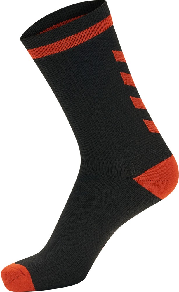 HummelSockenEliteIndoorSockLowBlackRed-27-30