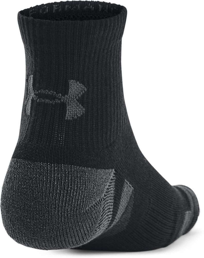 UnderArmourSockenUAPerformanceTech3PkQtrBlack-MUSMD