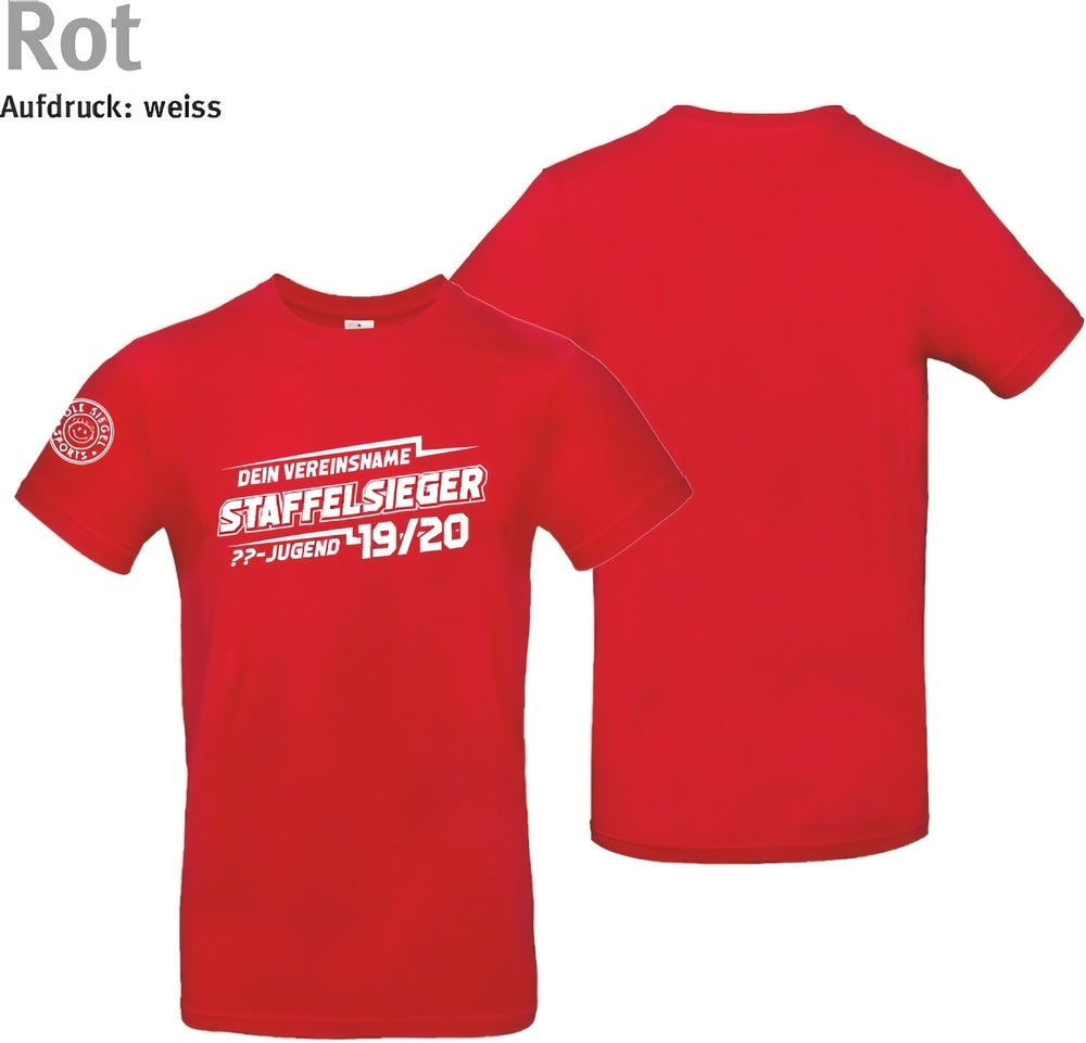 247CollectionT-ShirtStaffelsiegershirtBlitzTU03TRed-XS