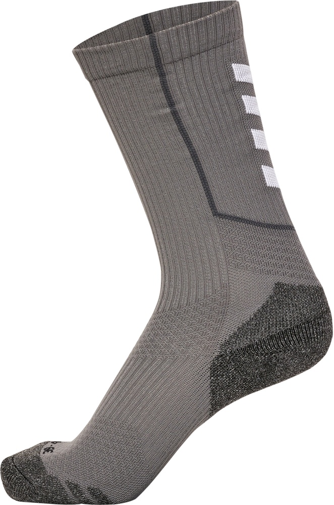 HummelSockenHmlproTrainingSocksLowSteelGrayWhite-27-30