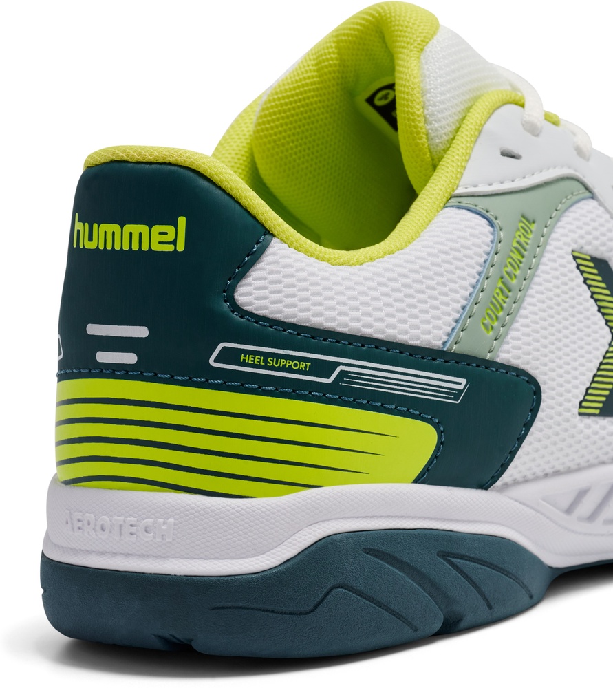 HummelHallenschuhe-HandballCourtControlIi225341WhiteGreenYellow-36