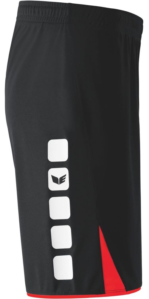 ErimaClassic5-CShortsEF3120SchwarzRot-128