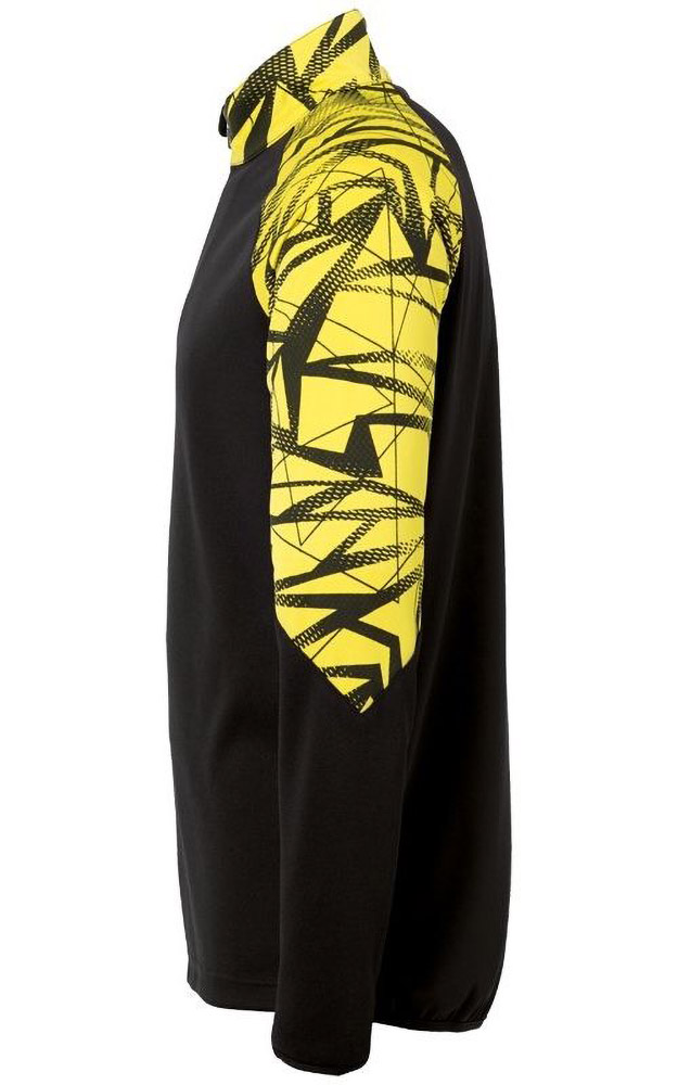 UhlsportKinderTrainingsjackeGoal2514ZipTop1002218SchwarzLimonengelb-128